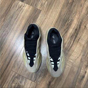 adidas Yeezy Sneakers Black and Cream